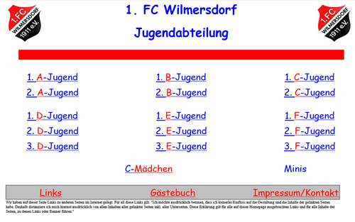 FC Wilmersdorf Webseite
