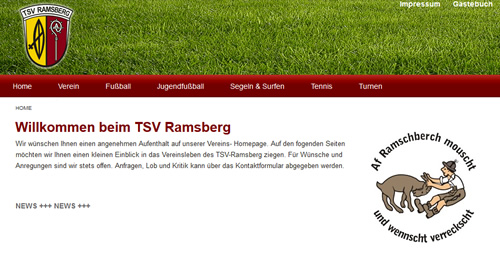 TSV Ramsberg Webseite